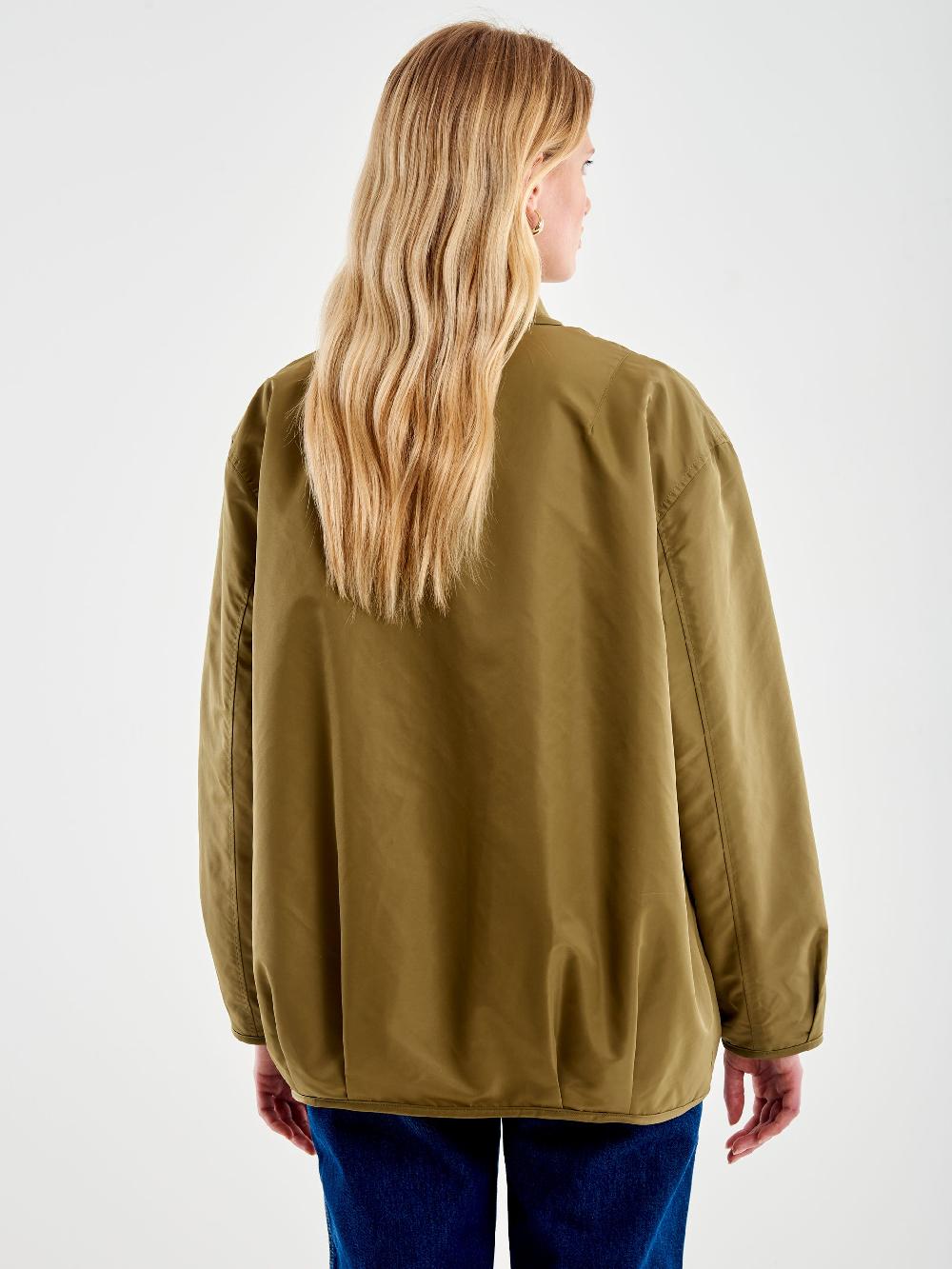 Vicolo Bomber Oversized Double Face Militare Online