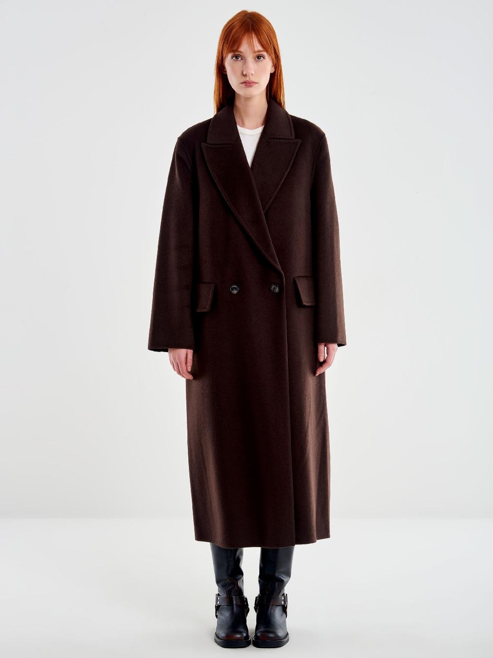 Vicolo Cappotto Lungo Doppiopetto Moro Offerta settimanale