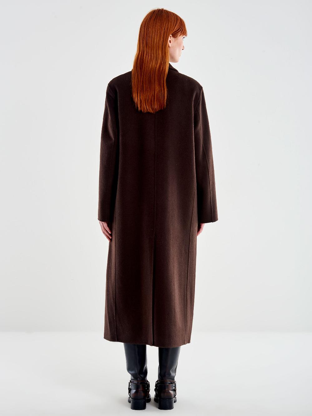 Vicolo Cappotto Lungo Doppiopetto Moro Offerta settimanale
