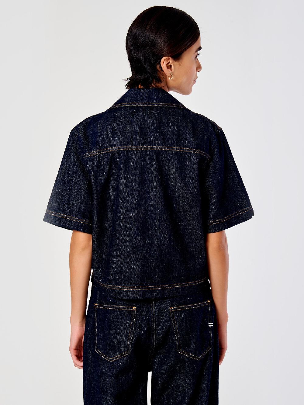 Vicolo Camicia Denim Cropped – Vicolo Promozione Limitata
