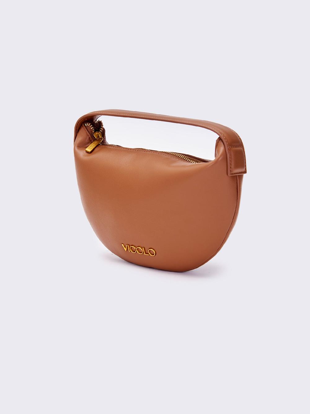 Vicolo Borsa Croissant Cammello In Vendita