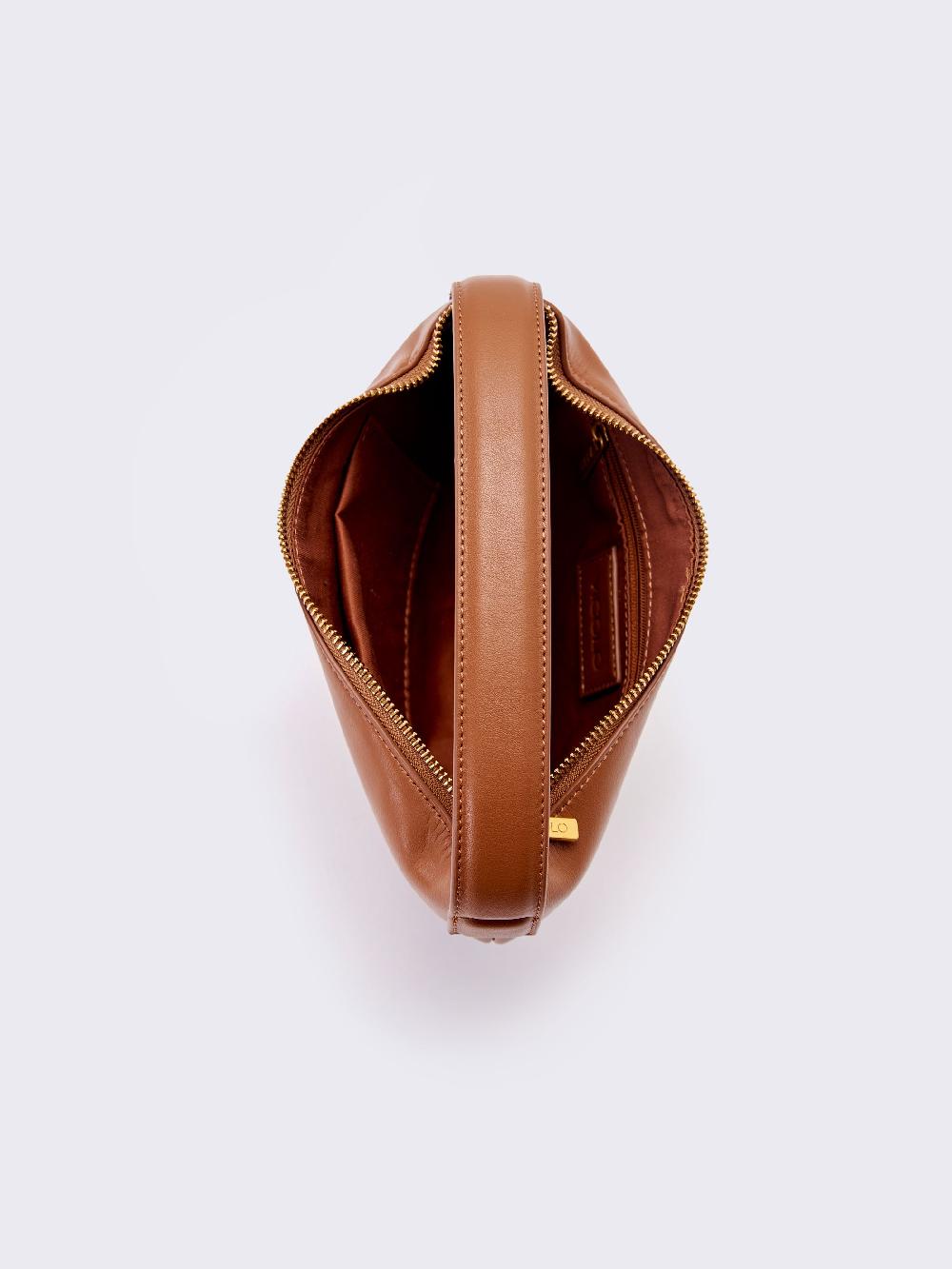 Vicolo Borsa Croissant Cammello In Vendita
