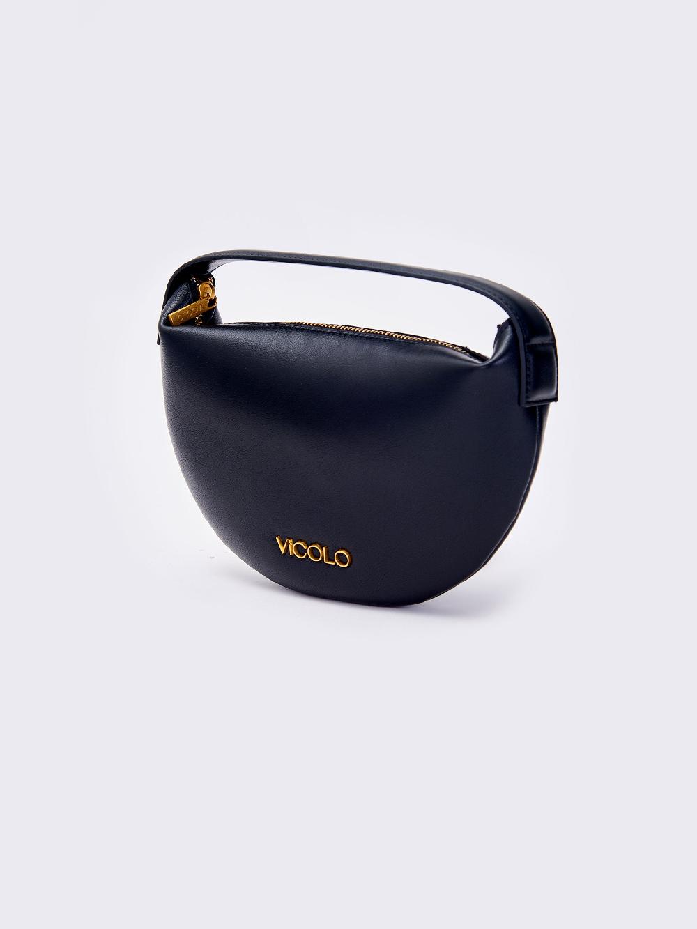 Vicolo Borsa Croissant Nero Offerte