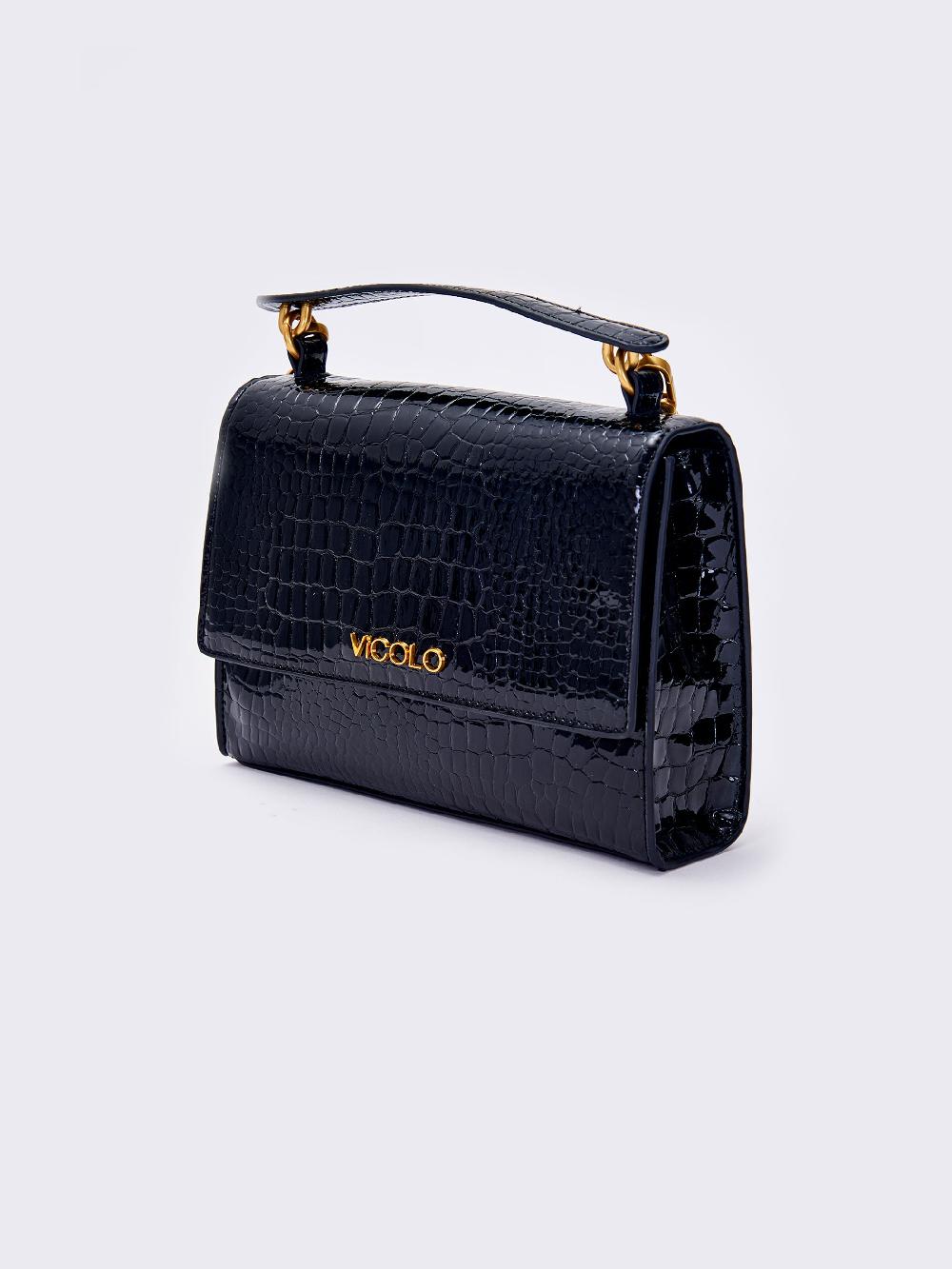 Vicolo Borsa Portobello Nero Vendita Calda