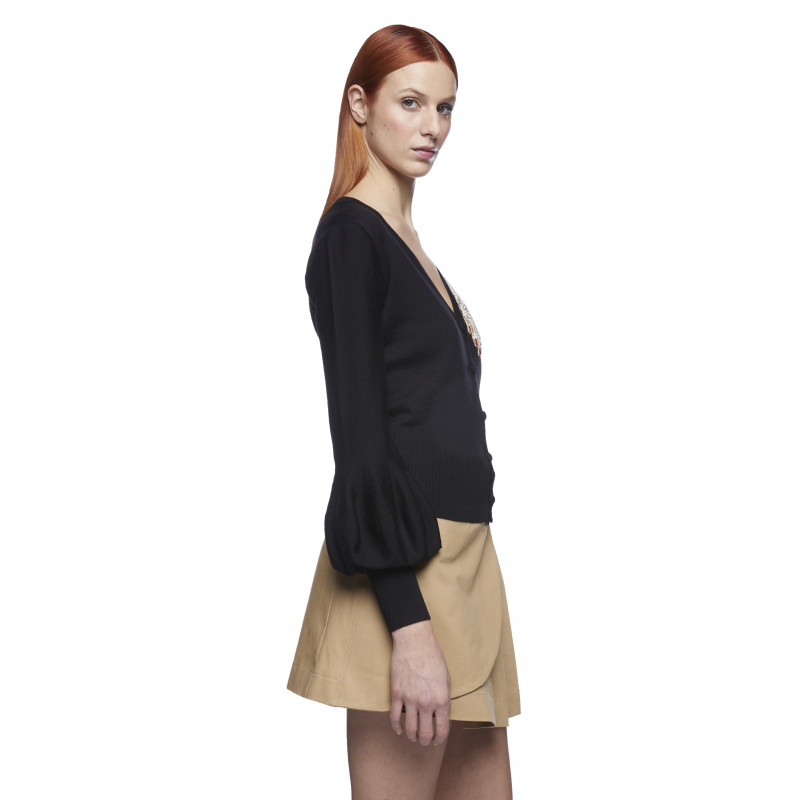 Vivetta CARDIGAN CON MANO STRASS In Saldo
