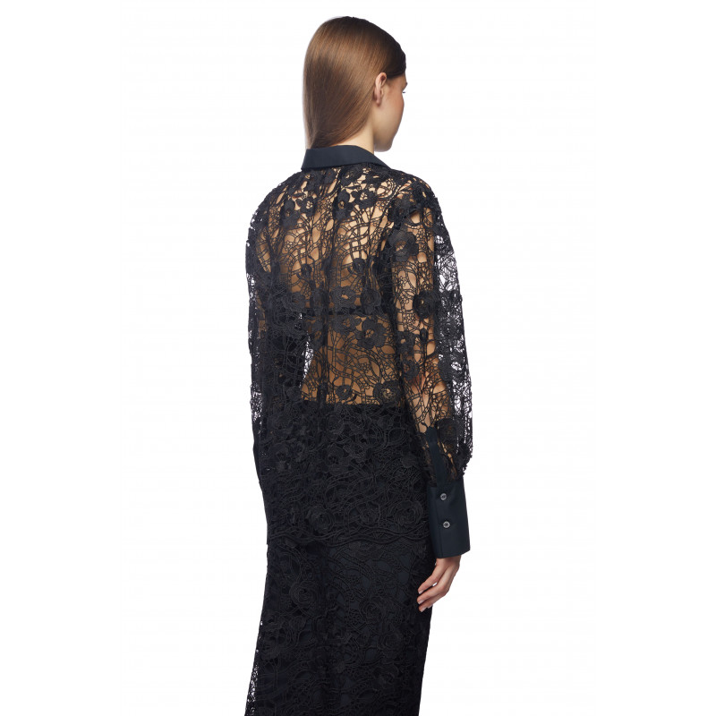 Vivetta CAMICIA IN PIZZO FLOREALE Promozione Limitata