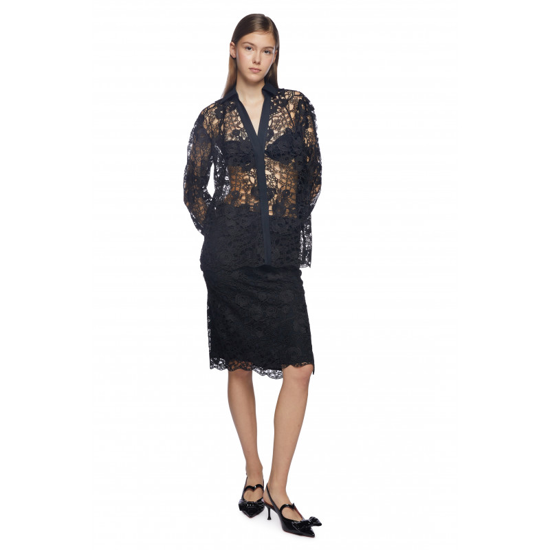 Vivetta CAMICIA IN PIZZO FLOREALE Promozione Limitata