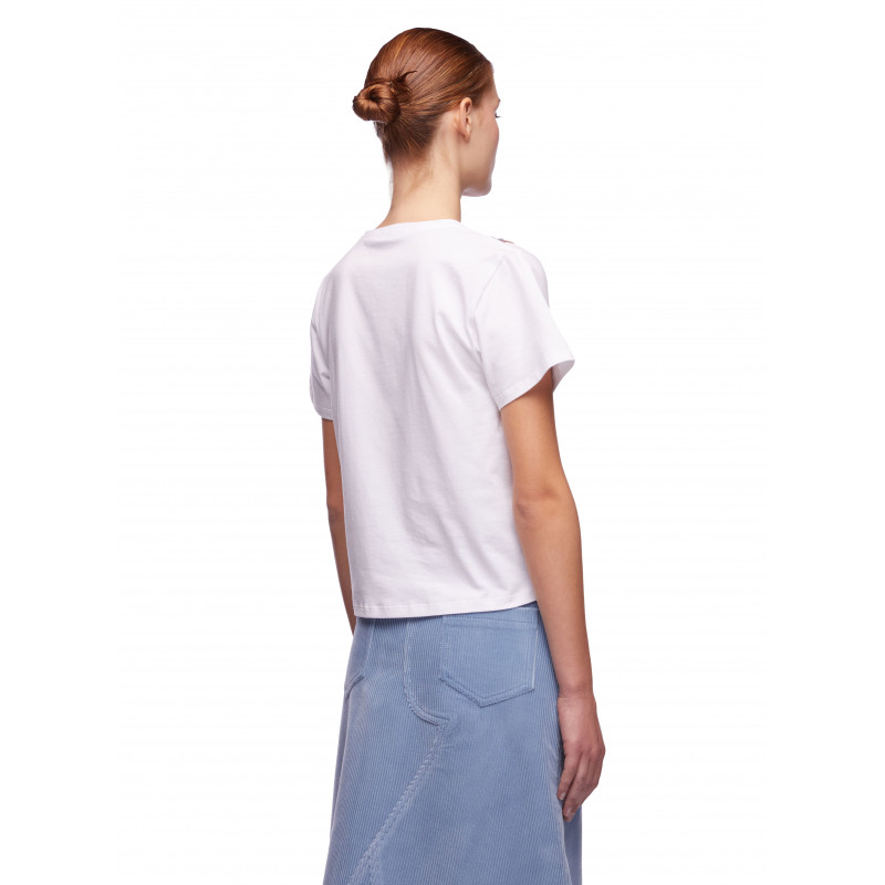 Vivetta T-SHIRT CON TOP PIZZO Vendita Economica