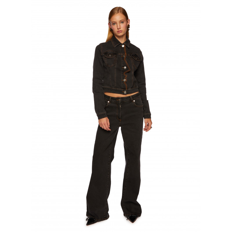 Vivetta PANTALONE DENIM CARGO-FIT Vendite Flash