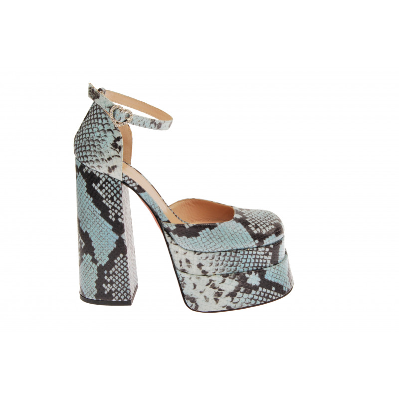 Vivetta PLATFORM MARY JANE PELLE STAMPATA Moda