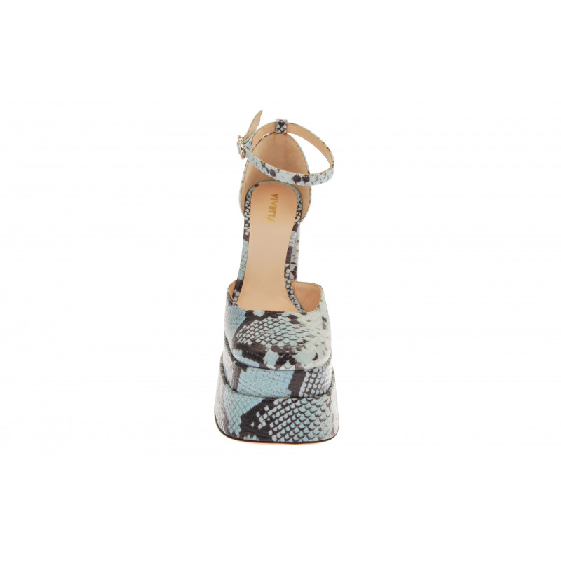 Vivetta PLATFORM MARY JANE PELLE STAMPATA Moda