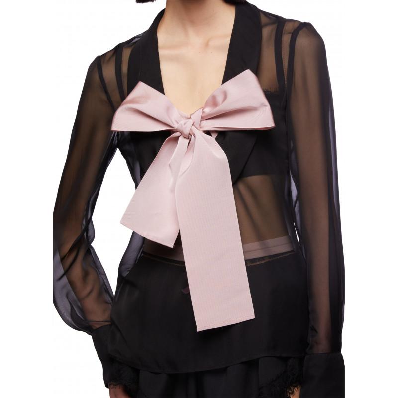 Vivetta CAMICIA CHIFFON CON FIOCCO Economico