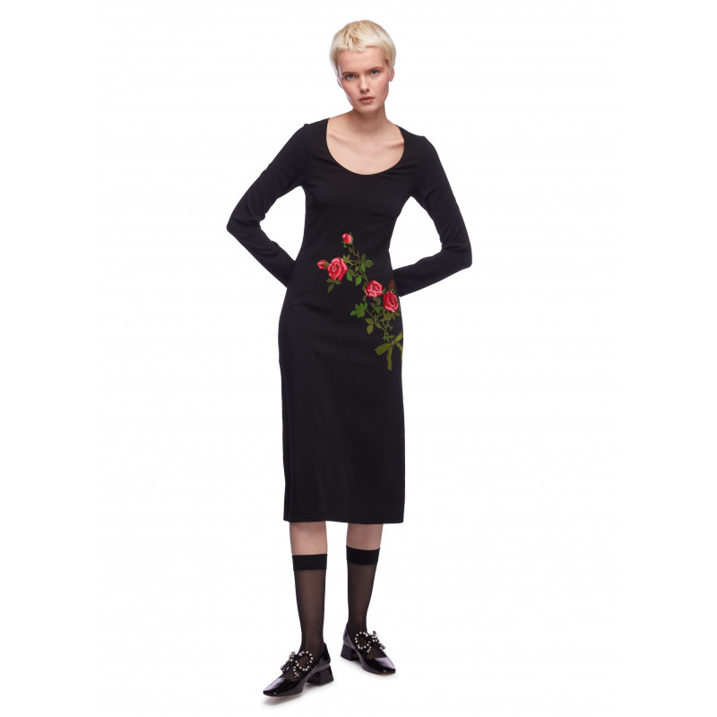 Vivetta ABITO RICAMO ROSE Affare Del Giorno