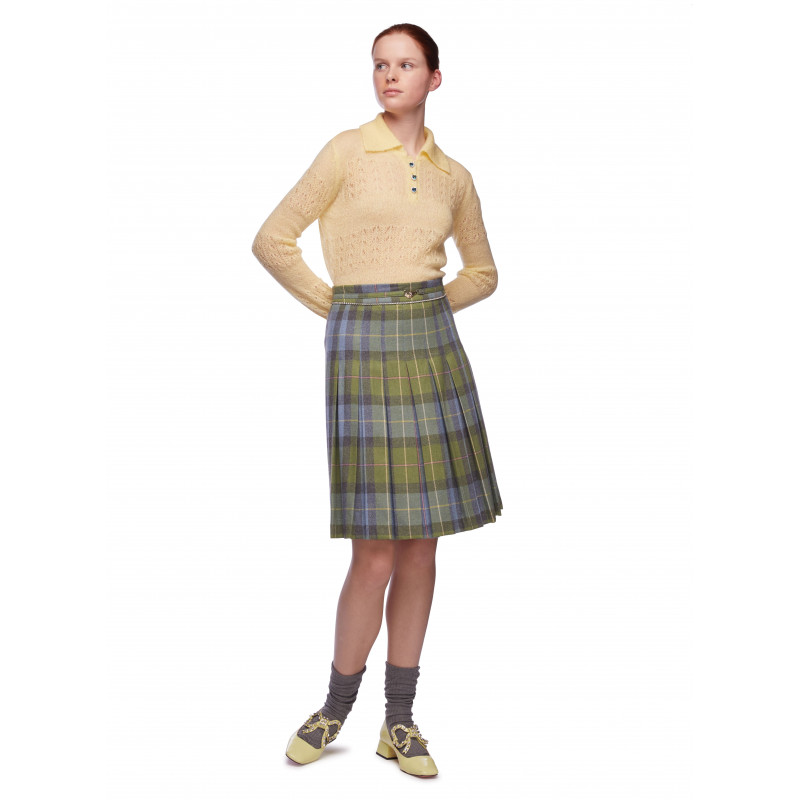 Vivetta GONNA TARTAN A PIEGHE Novità