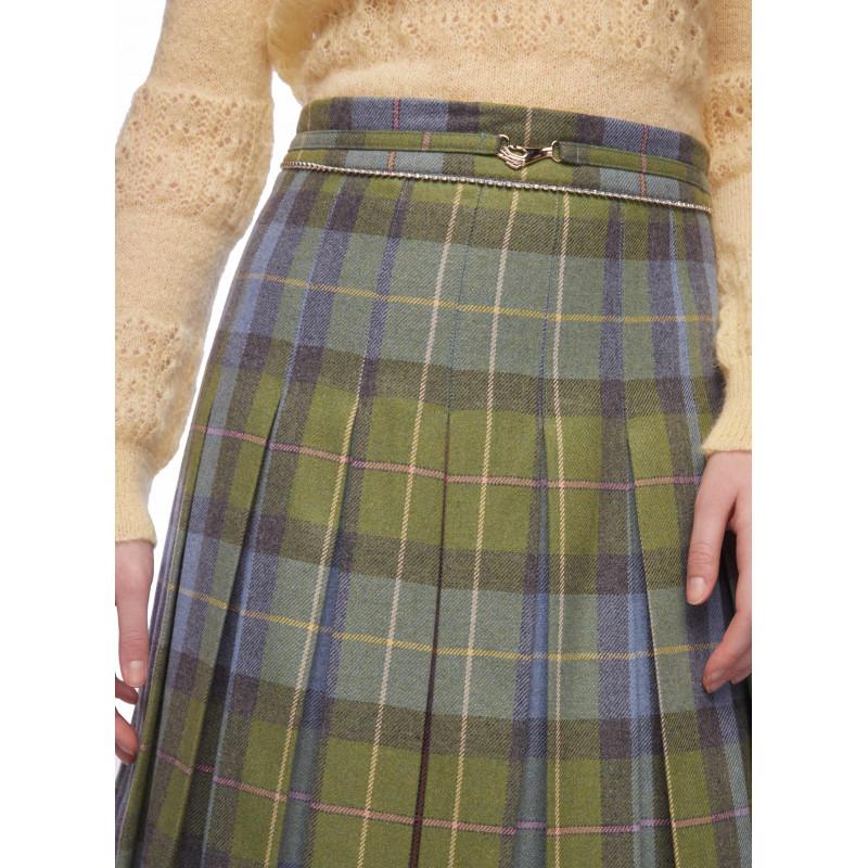 Vivetta GONNA TARTAN A PIEGHE Novità