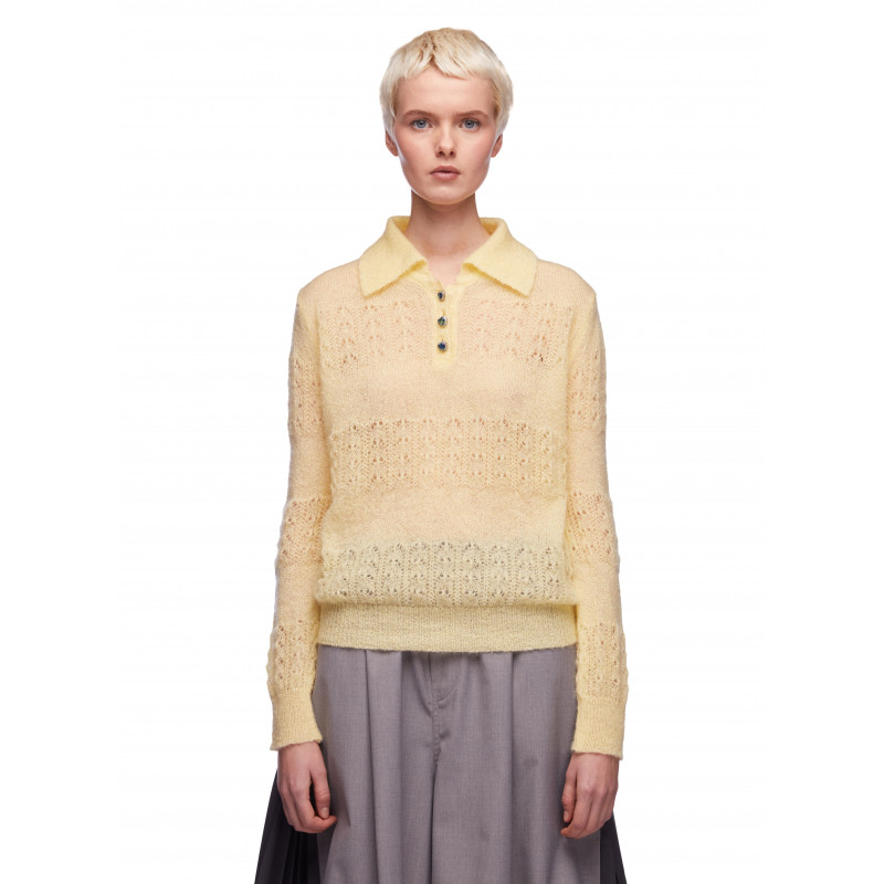 Vivetta MAGLIA POLO MOHAIR Saldi