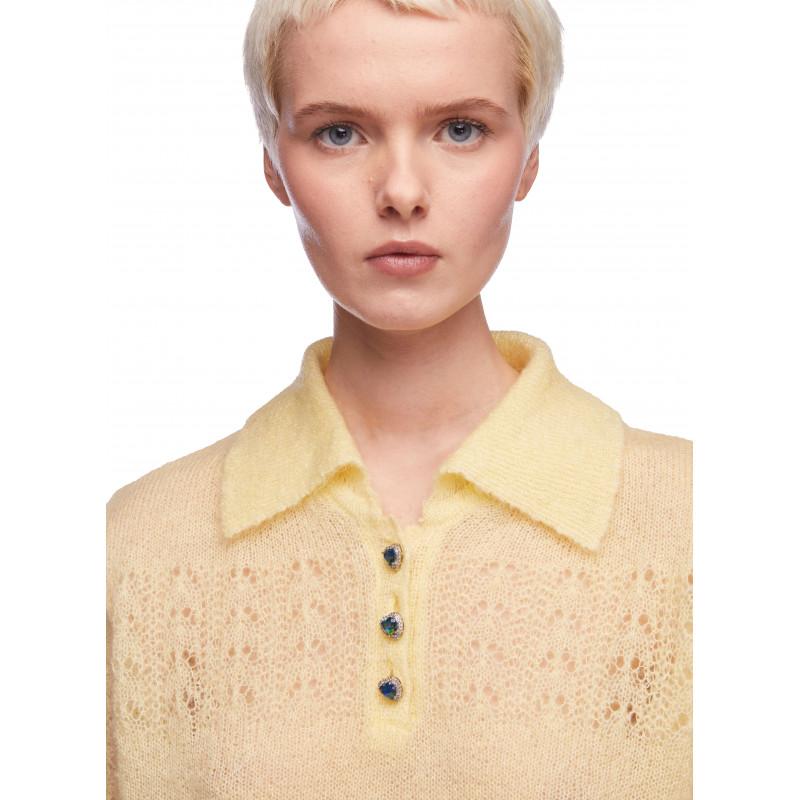 Vivetta MAGLIA POLO MOHAIR Saldi