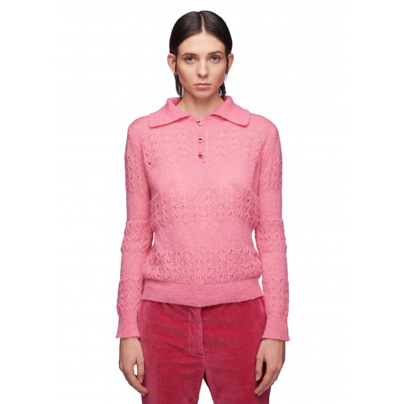 Vivetta MAGLIA POLO MOHAIR Offerte