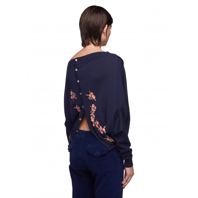 Vivetta CARDIGAN OVERSIZE RICAMATO Vendita Calda