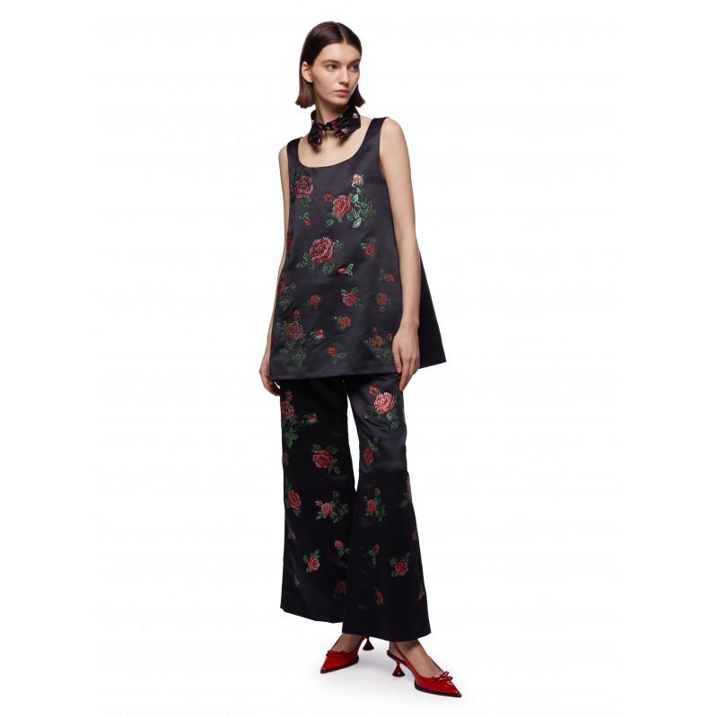 Vivetta PANTALONE RICAMI ROSE 2025