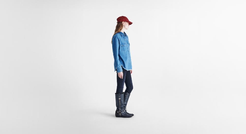 Washington Dee Cee Blue Denim Shirt Affare Del Giorno