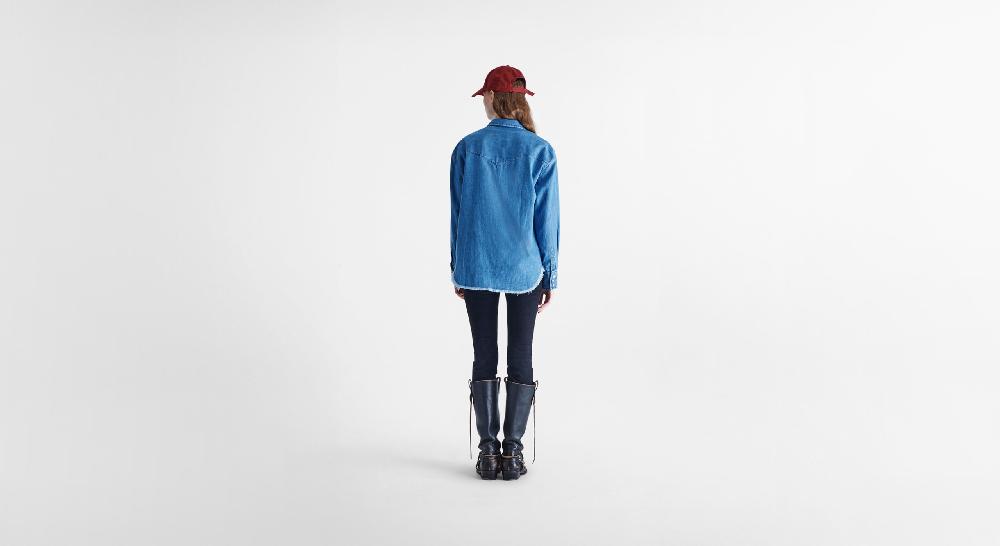 Washington Dee Cee Blue Denim Shirt Affare Del Giorno
