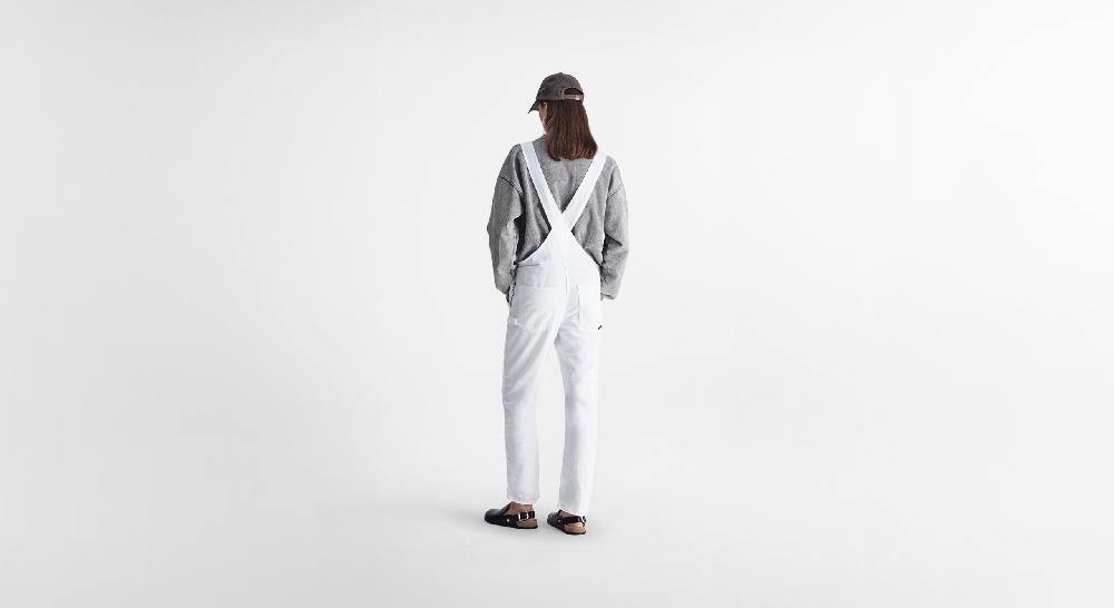 Washington Dee Cee White Light Denim Overalls Outlet