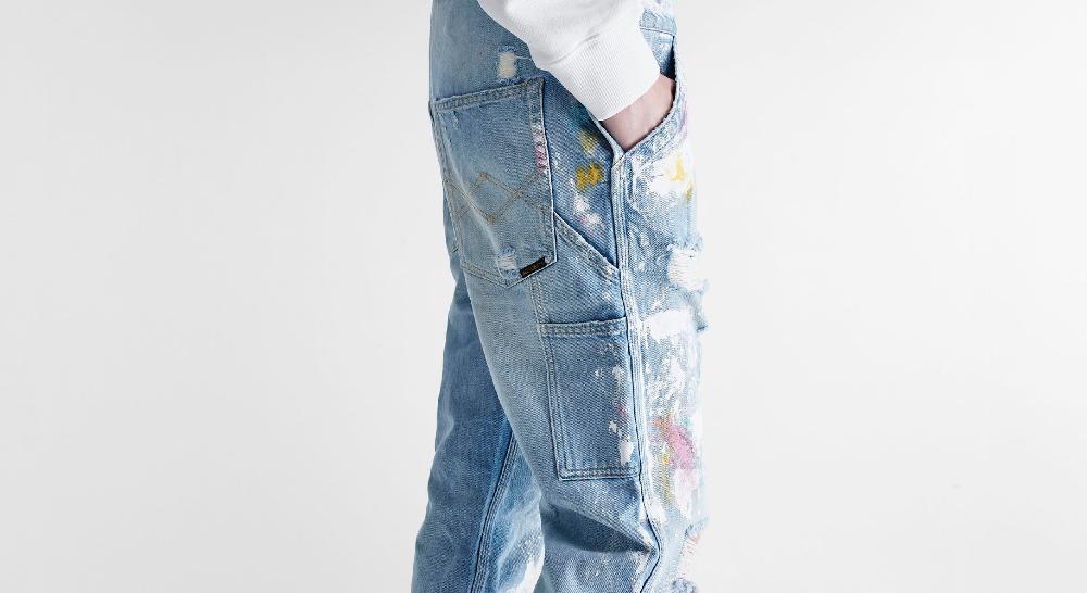 Washington Dee Cee Light Blue Paint Overalls Saldi
