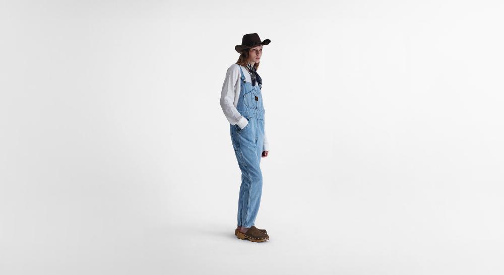 Washington Dee Cee Light Blue Overalls Smaltimento dello stoccaggio