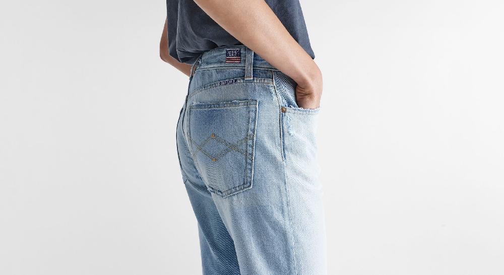 Washington Dee Cee Light Blue Ranch Denim Vendita