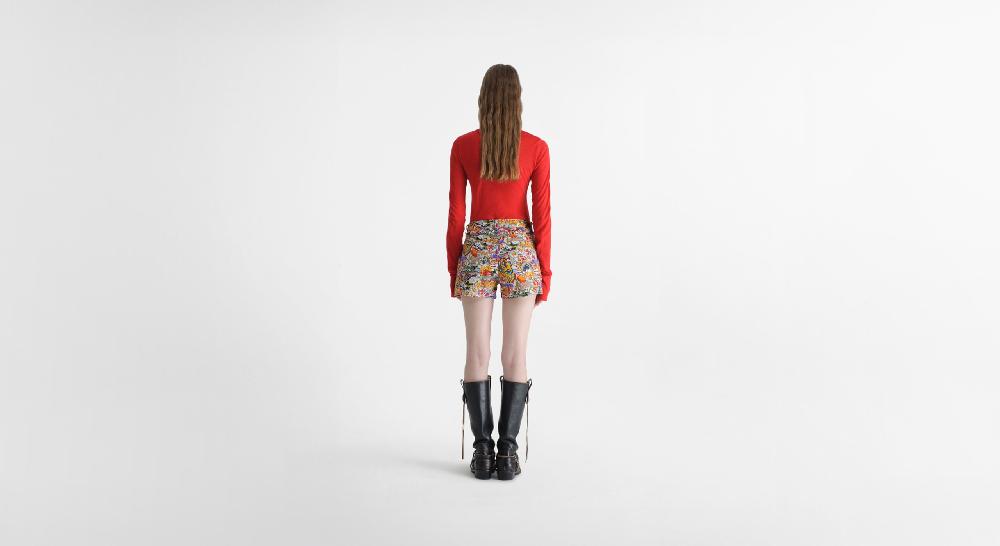 Washington Dee Cee Wdc Print Shorts Acquista Ora