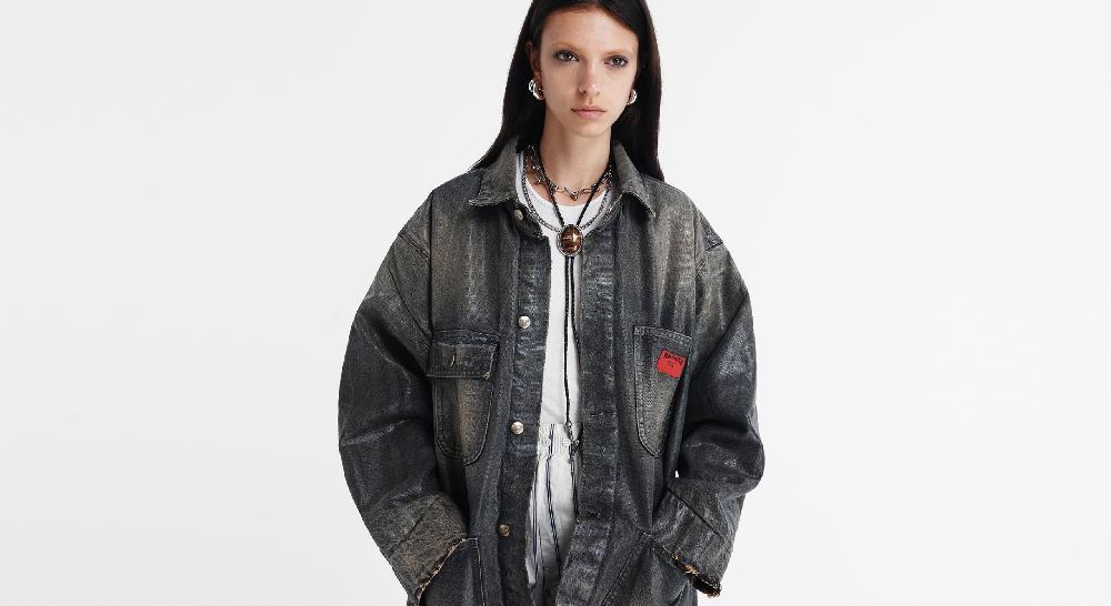 Washington Dee Cee LOOSE FIT TRUCKER JACKET Novità