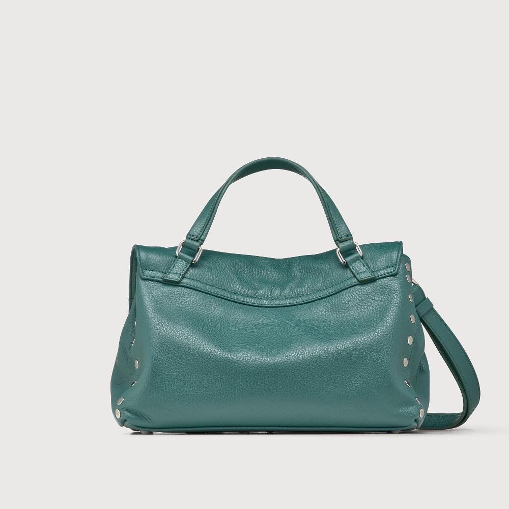 Zanellato BORSA POSTINA® SMALL IN PELLE MARTELLATA GREEN ACCA | Zanellato Prezzo Ridotto