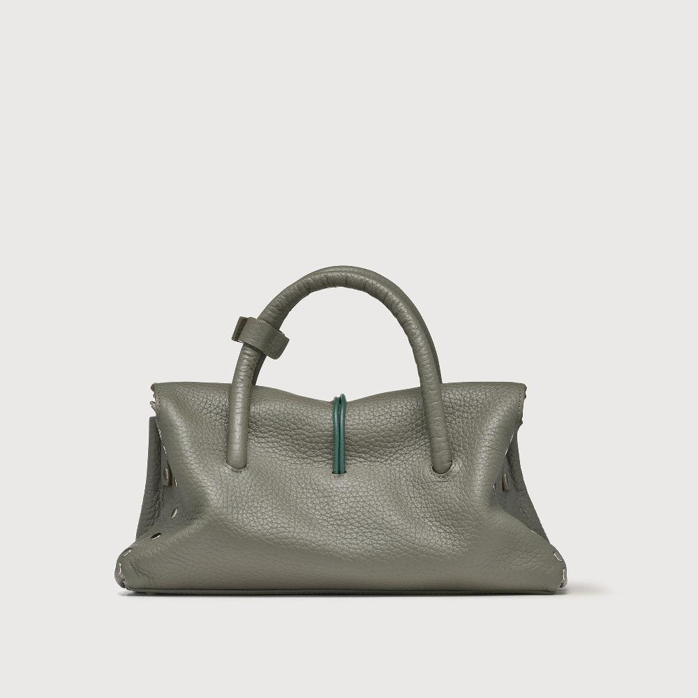 Zanellato BORSA DOTTA® SMALL IN PELLE MARTELLATA GREEN LICHENE | Zanellato Convenienza