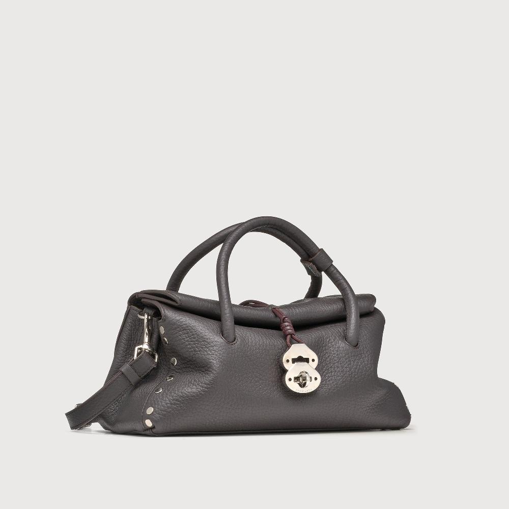 Zanellato BORSA DOTTA® SMALL IN PELLE MARTELLATA BROWN DOLCE AMARO | Zanellato Sconto
