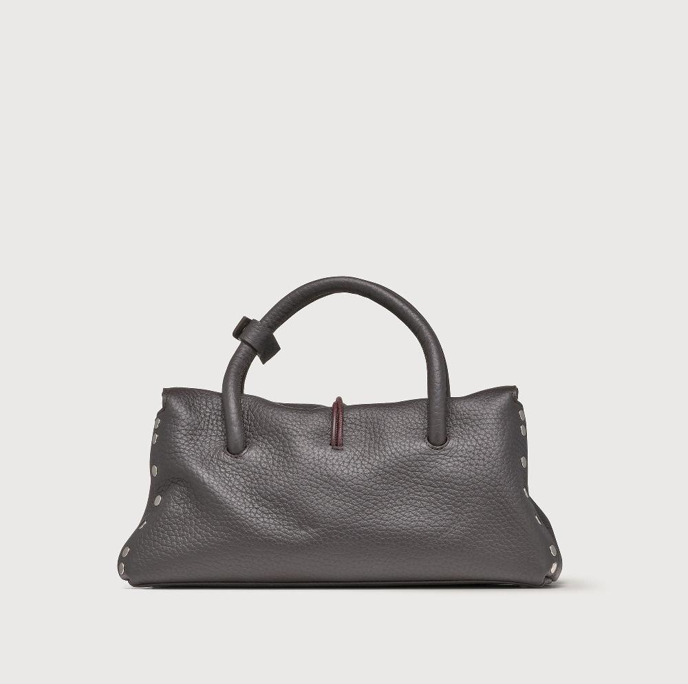 Zanellato BORSA DOTTA® SMALL IN PELLE MARTELLATA BROWN DOLCE AMARO | Zanellato Sconto