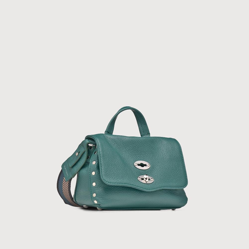 Zanellato BORSA POSTINA® BABY IN PELLE MARTELLATA GREEN ACCA | Zanellato Offerta