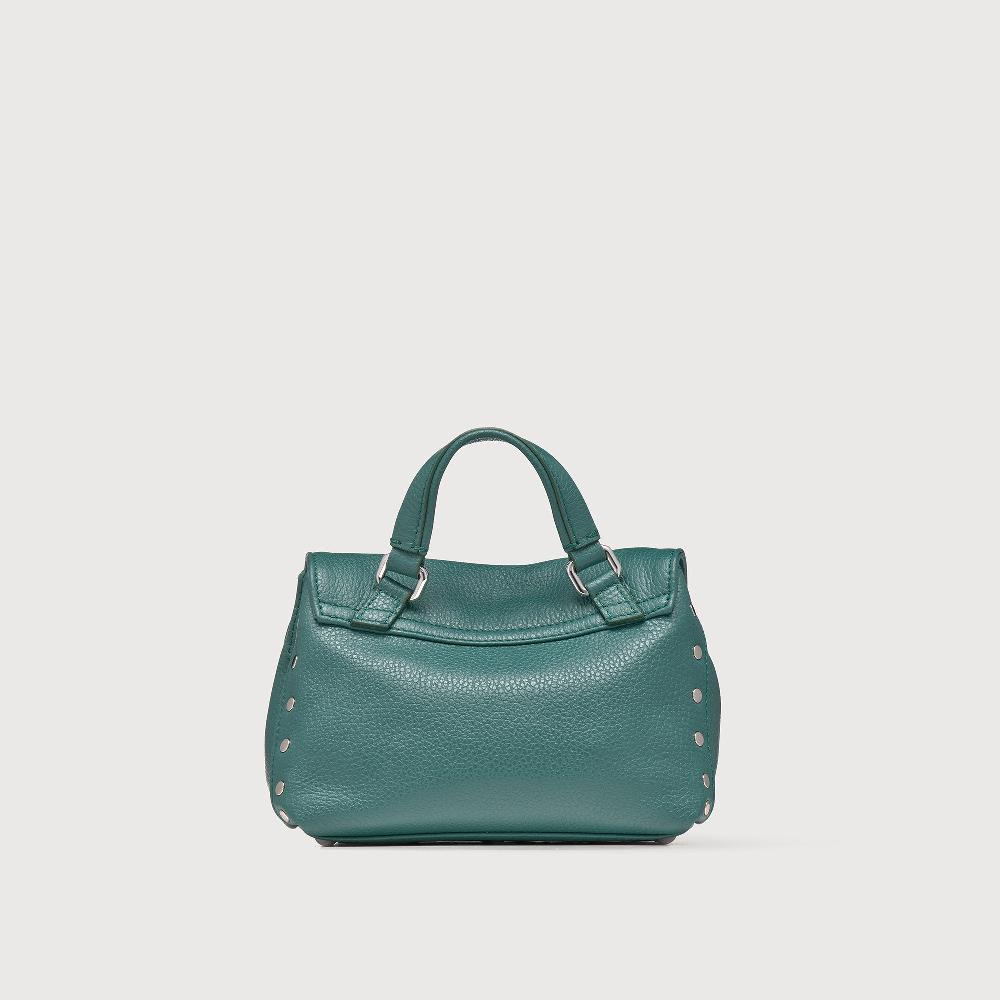 Zanellato BORSA POSTINA® BABY IN PELLE MARTELLATA GREEN ACCA | Zanellato Offerta