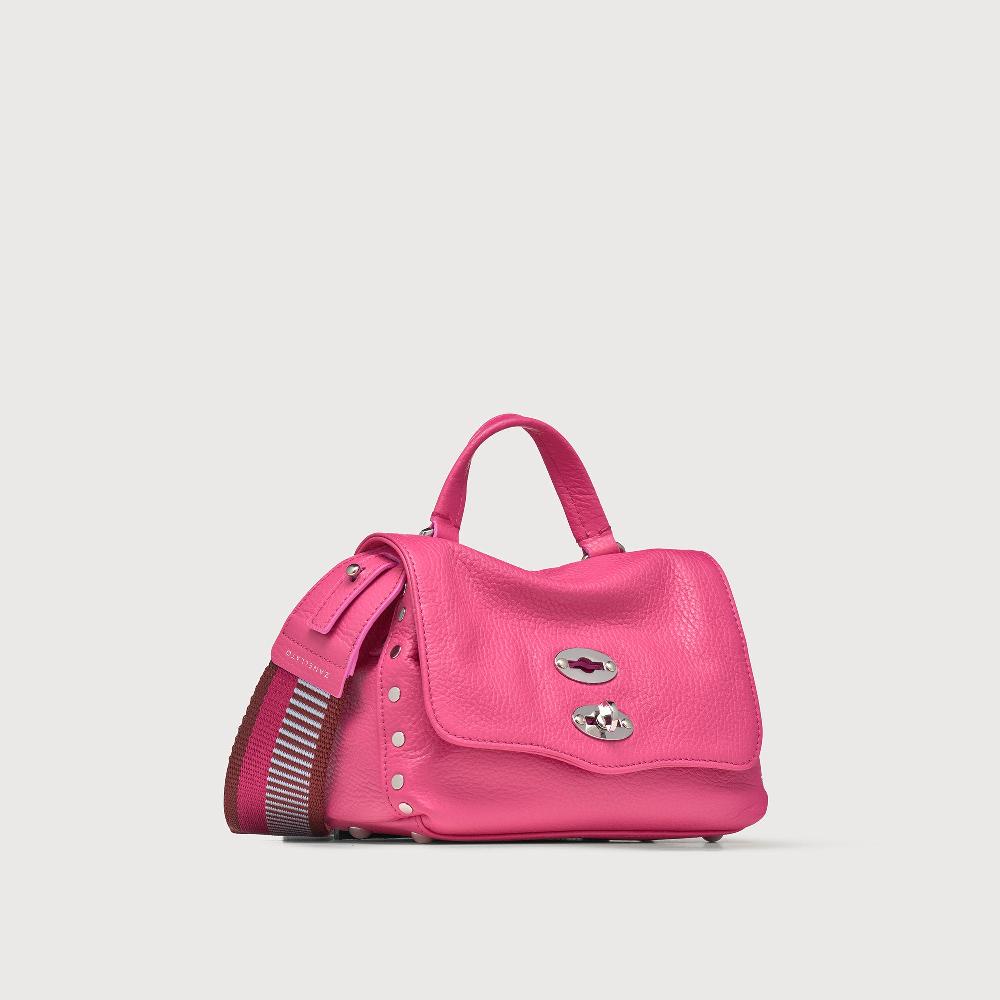 Zanellato BORSA POSTINA® BABY IN PELLE MARTELLATA PINK ORCHIDEA | Zanellato Economico