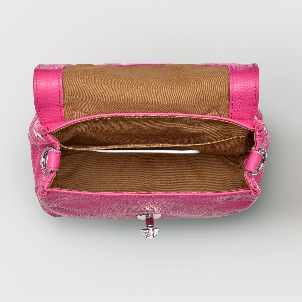 Zanellato BORSA POSTINA® BABY IN PELLE MARTELLATA PINK ORCHIDEA | Zanellato Economico