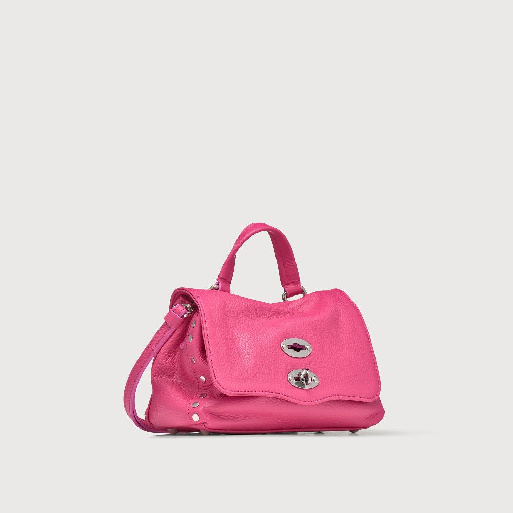 Zanellato BORSA POSTINA® BABY IN PELLE MARTELLATA PINK ORCHIDEA | Zanellato Online