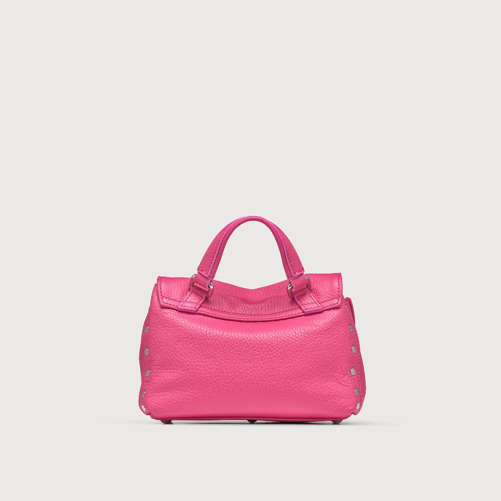 Zanellato BORSA POSTINA® BABY IN PELLE MARTELLATA PINK ORCHIDEA | Zanellato Online