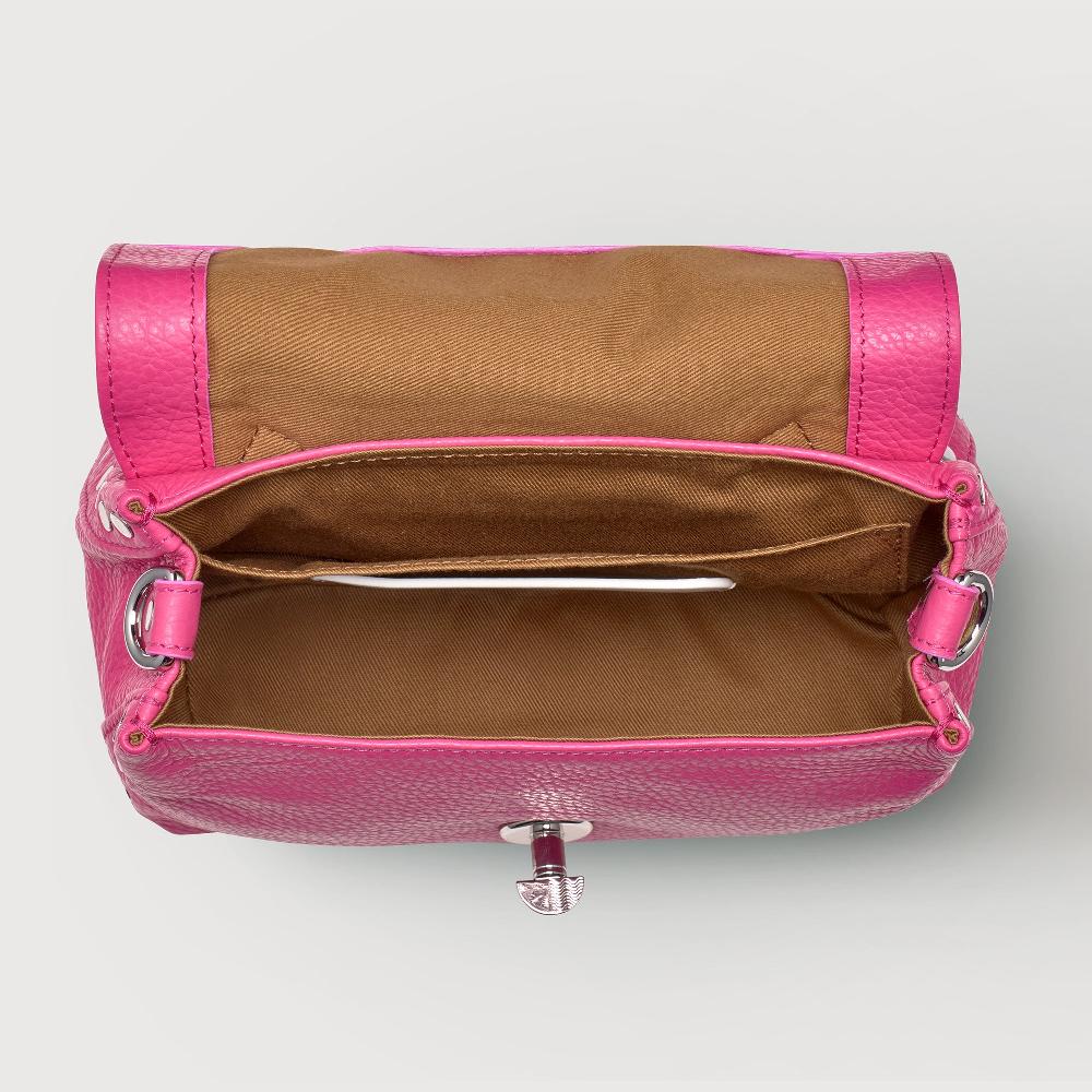 Zanellato BORSA POSTINA® BABY IN PELLE MARTELLATA PINK ORCHIDEA | Zanellato Online