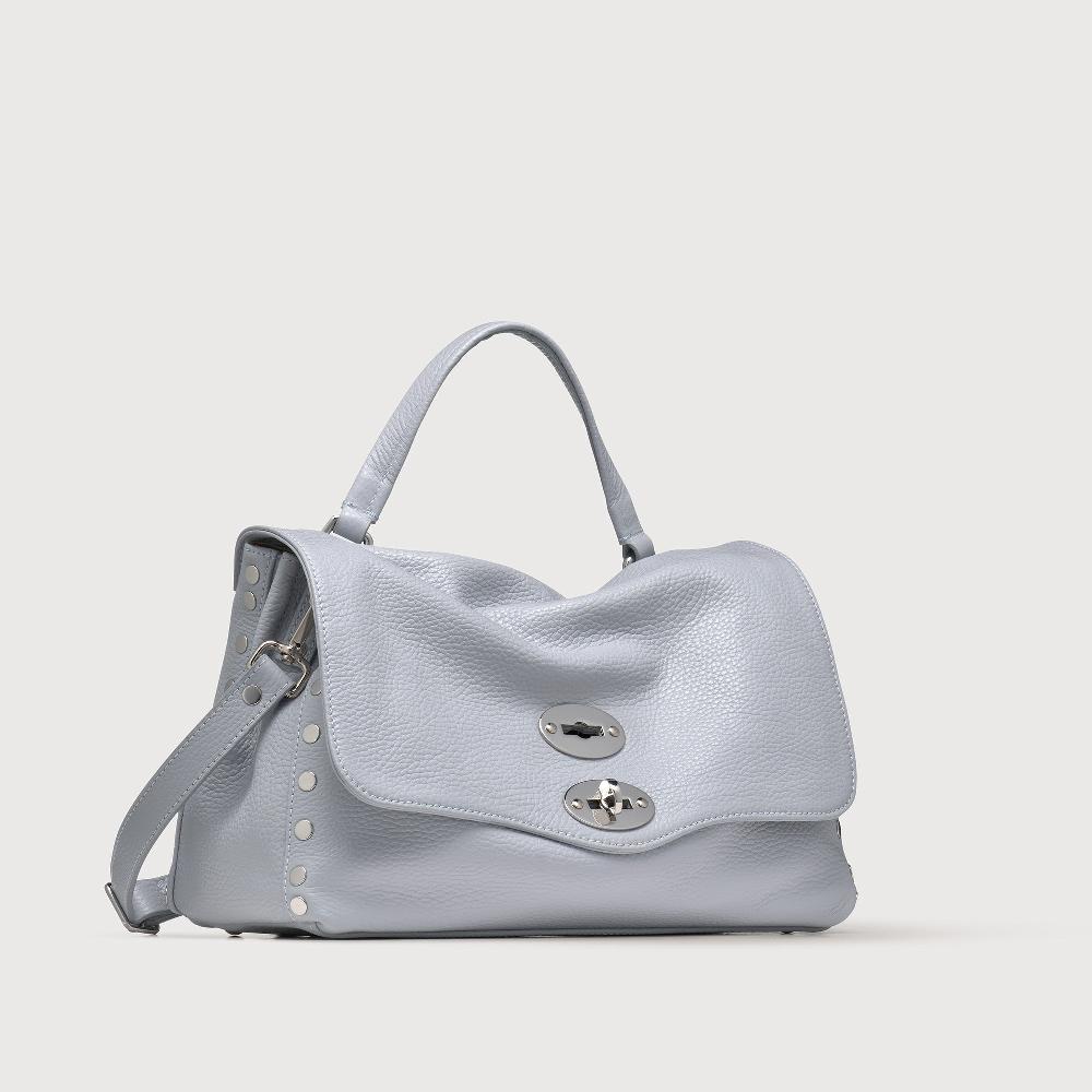 Zanellato BORSA POSTINA® SMALL IN PELLE MARTELLATA GREY CLOUD | Zanellato In Vendita