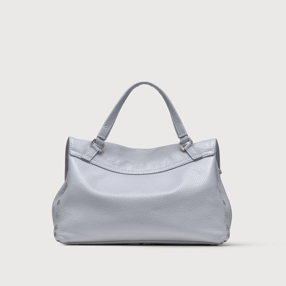 Zanellato BORSA POSTINA® SMALL IN PELLE MARTELLATA GREY CLOUD | Zanellato In Vendita