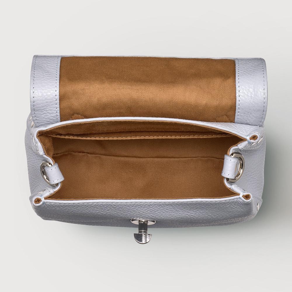 Zanellato BORSA POSTINA® BABY IN PELLE MARTELLATA GREY CLOUD | Zanellato Saldi