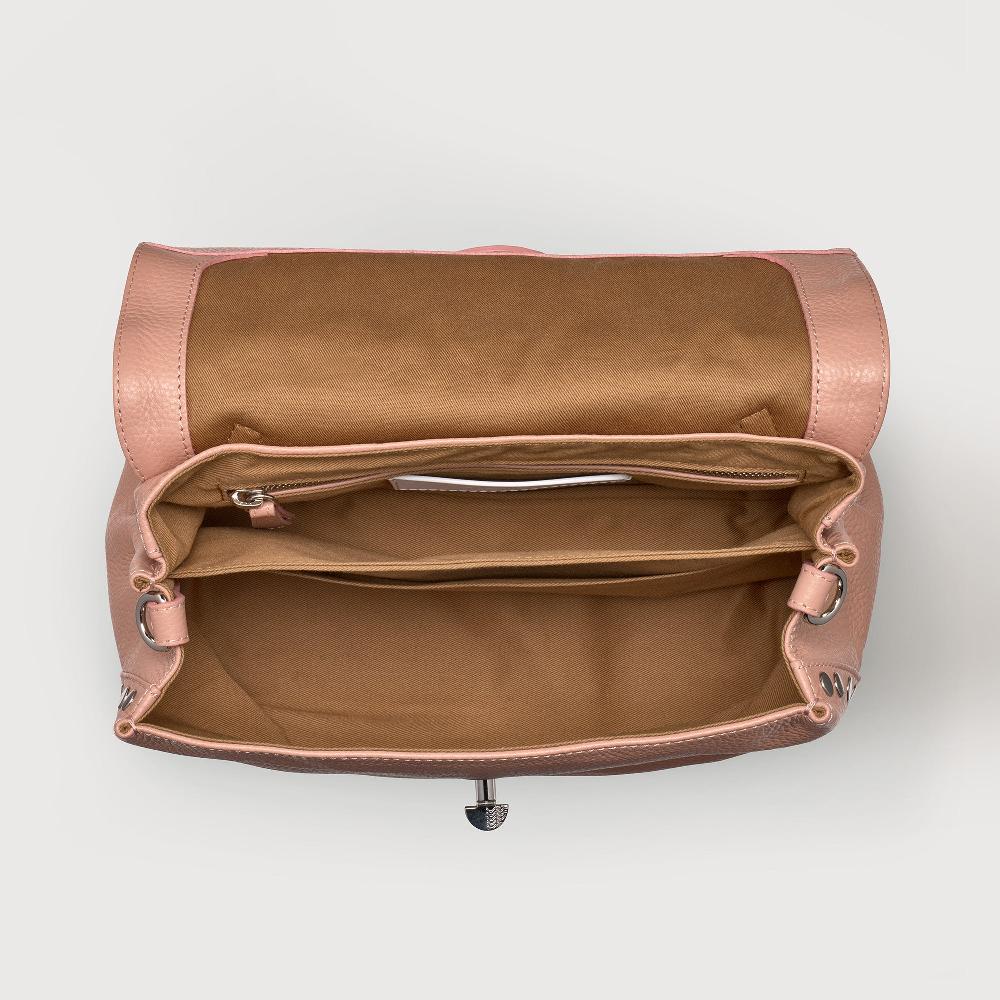 Zanellato BORSA POSTINA® SMALL IN PELLE MARTELLATA PINK NUDE | Zanellato Offerte