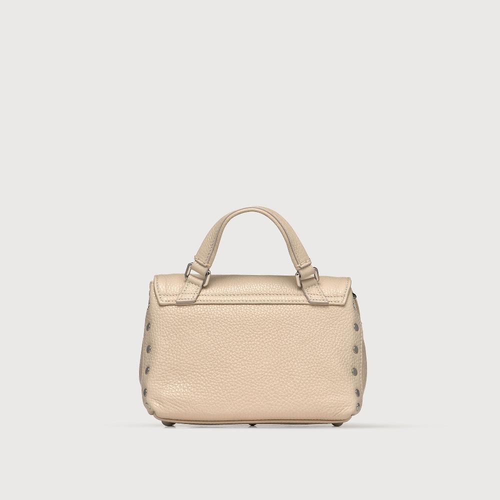 Zanellato BORSA POSTINA® BABY IN PELLE MARTELLATA WHITE BIANCONE | Zanellato Vendita Economica