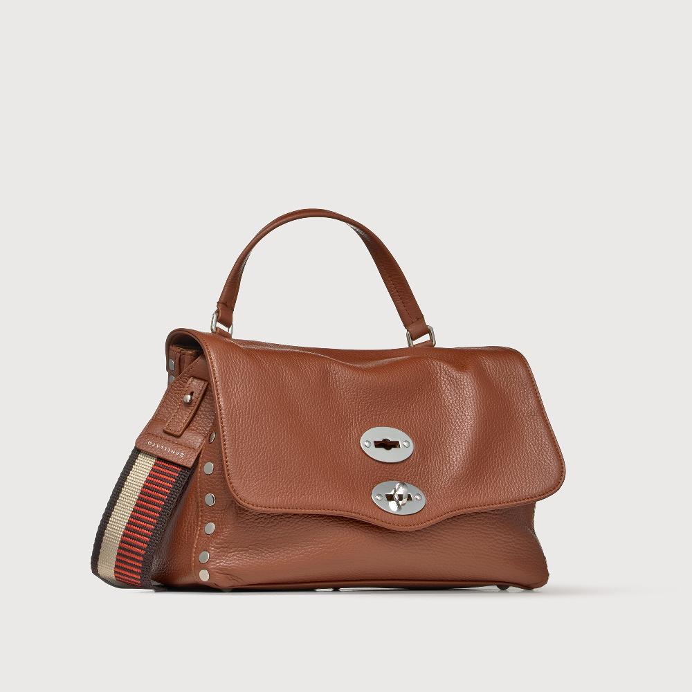 Zanellato BORSA POSTINA® SMALL IN PELLE MARTELLATA BROWN CANALETTO | Zanellato I Più Venduti
