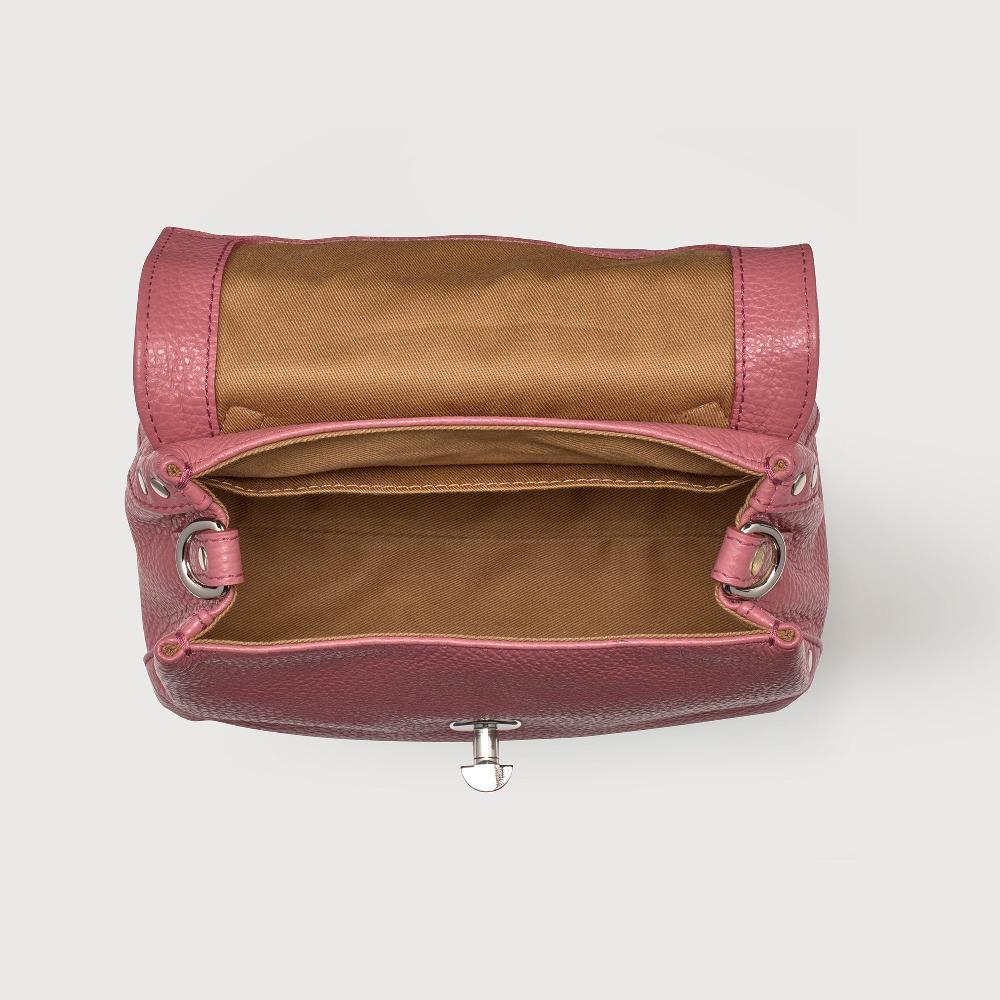 Zanellato BORSA POSTINA® BABY IN PELLE MARTELLATA PINK ROSATO | Zanellato Italia